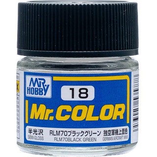 Mr.COLOR C18 RLM70 BLACK GREEN