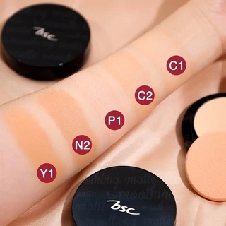 BSC SMOOTHING MATTE POWDER SPF 20 PA++ แพคคู่สุดคุ้ม (ตลับจริง10.5กรัม และตลับรีฟิลแบบเติม10.5กรัม)