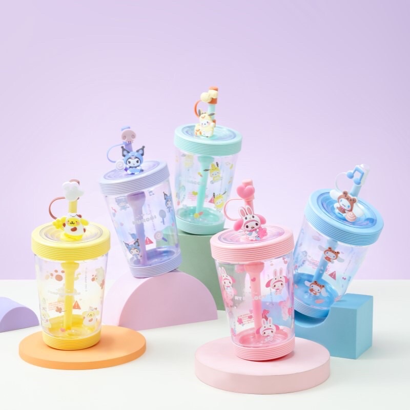 แก้ว Sanrio งานMINISO มีสายสะพาย น่ารักมาก