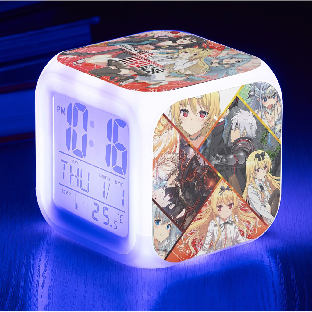 Arifureta Shokugyou de Sekai Saikyou นาฬิกาปลุก LED