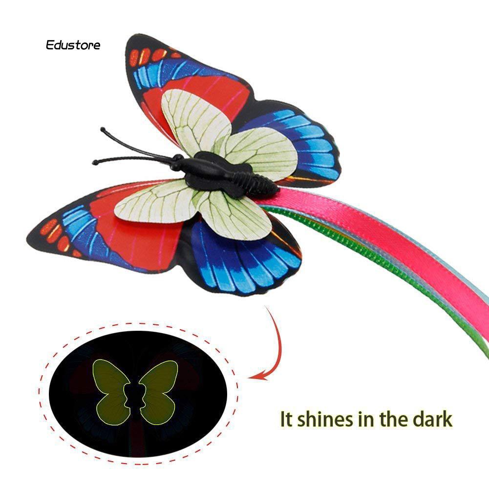 EduElectric Flutter Rotating Butterfly Flashing Interactive Cat Pet