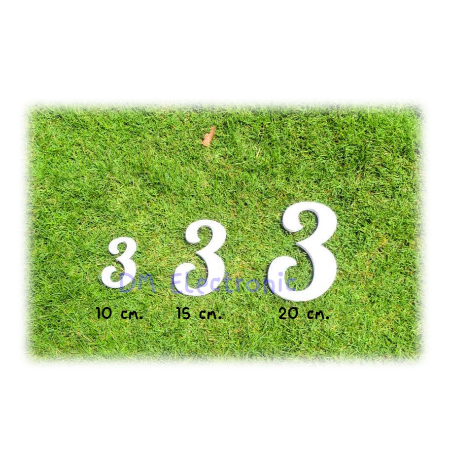 ตัวอักษรพลาสวูด เริ่มต้น 9 บาท ขนาด 10-30 cm ความหนา 5-10 มม มีฟ้อนมีแบบให้เลือก จัด่สงไว - รูปที่ 2