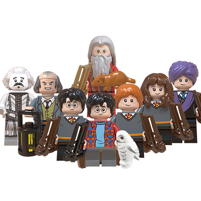 Harry Potter Filch Hogwarts Building Blocks อิฐชุดของเล่นสําหรับของขวัญเด็ก WM6047