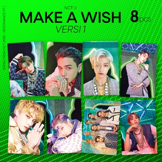 (ISI 8 ชิ้น) โฟโต้การ์ด NCT U (Make a Wish) NCT 2020 Resonance Pt1