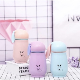 กระบอกน้ำหูกระต่าย สแตนเลส เก็บร้อน/เย็น ขนาด 280 ml.Rabbit Ears Bottle