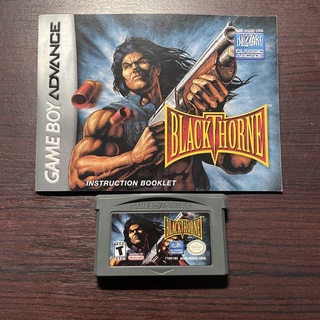 SALE! ตลับแท้ Blackthorne + คู่มือ (US) GBA