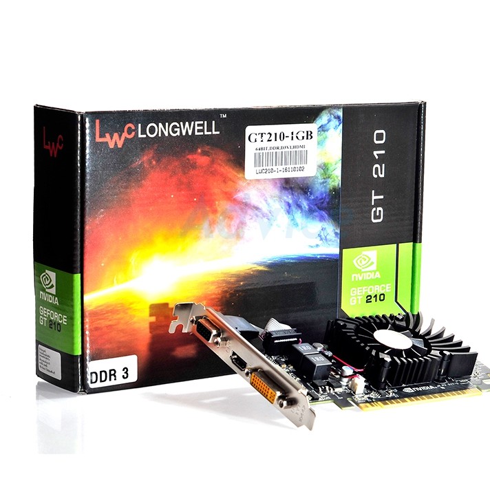 LongWell การ์ดจอ 1GB DDR3 GT210