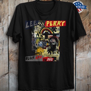 เสื้อยืดผ้าฝ้ายพิมพ์ลาย เสื้อยืด พิมพ์ลายอัลบั้ม Lee "Scratch" Perry Singer Black Ark In Dub เข้ากับทุกการแต่งกาย