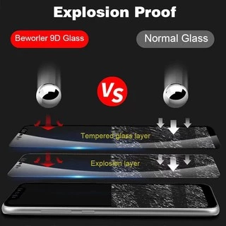 ฟิล์มกระจก 9D ฟิล์มไอโฟน เต็มจอ มีครบทุกรุ่น สำหรับ iPhone 13 Pro max/14 pro max/12 15 Pro Max/11 pro max/8 7 plus/6