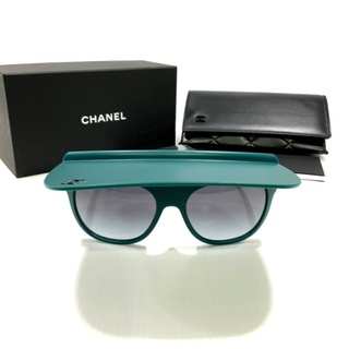 NEW CHANEL GREEN SUNGLASSES