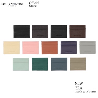 Louis Montini Cowhide Credit Card Holder กระเป๋าเก็บบัตร หนังวัวแท้ กระเป๋าใส่บัตรเครดิต WK06