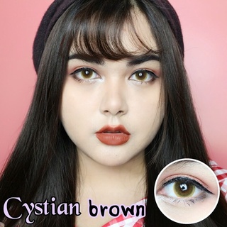 🍁Bigeyes Cystian Brown🍁สายตาปกติ,-1.25,-5.00(Kitty kawaii)