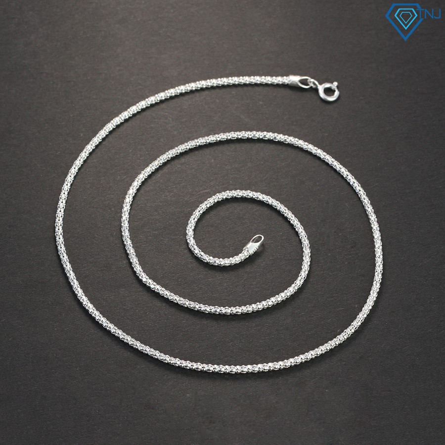 สร้อยคอเงินผู้หญิงไม่มีด้ายใหญ่ DNK0005 TNJ Jewelry