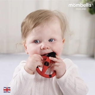 Mombella 2in1 แปรงสีฟันและยางกัดมัมเบล่า ของแท้จากอังกฤษ ปลอดภัยมี มอก. เช็ดคราบนมบนเหงือกและฟัน U Shape Toothbrush