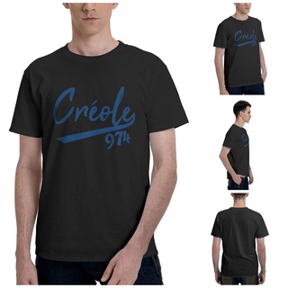 【ผ้าฝ้ายแท้】Promo Creole 974 Reunion Islandby B Buzz เสื้อยืดลําลอง ผ้าฝ้าย 100% แขนสั้น คอกลม พิมพ์ลาย R248 แฟชั่น สําห