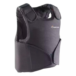 เสื้อเกราะขี่ม้าสำหรับเด็ก FOUGANZA  รุ่น Safety 100 (สีดำ) / Safety 100 Childrens Horse Riding Body Protector - Black