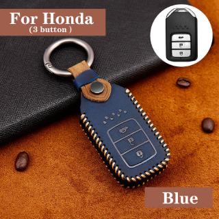 เคสหนังกุญแจรถยนต์สําหรับ Honda City Accord CR-V Gen5