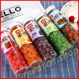 [พร้อมส่ง]🍎Jelly fruit เยลลี่ผลไม้ กระปุก 200กรัม นุ่มนิ่ม หนึบหนึบ มี 5 รสชาติให้เลือก วิตามินรวม เยลลี่ เจลลี่ พุดดิ้ง