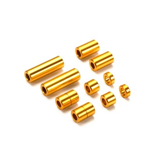 Tamiya 95442 Aluminum Spacer Set (12/6.7/6/3/1.5mm. 2pcs. Each) Gold