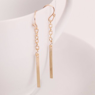 ต่างหูเชือกยาว Long straight earrings