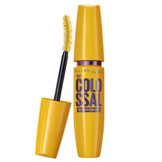 Maybelline Colossal mascara 9.2ml. เมย์เบลลีน นิวยอร์ก โคลอสซอล สูตรกันน้ำ สีดำ