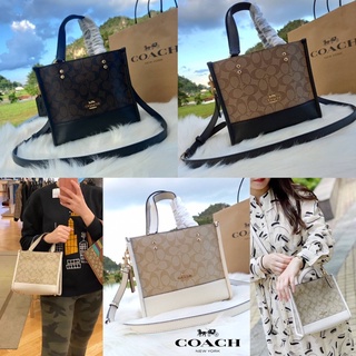 COACH FIELD TOTE 22 SMALL BAG(COACH C5122)🍁ทรง TOTE ใบเล็ก ขนาด 8.5 นิ้ว