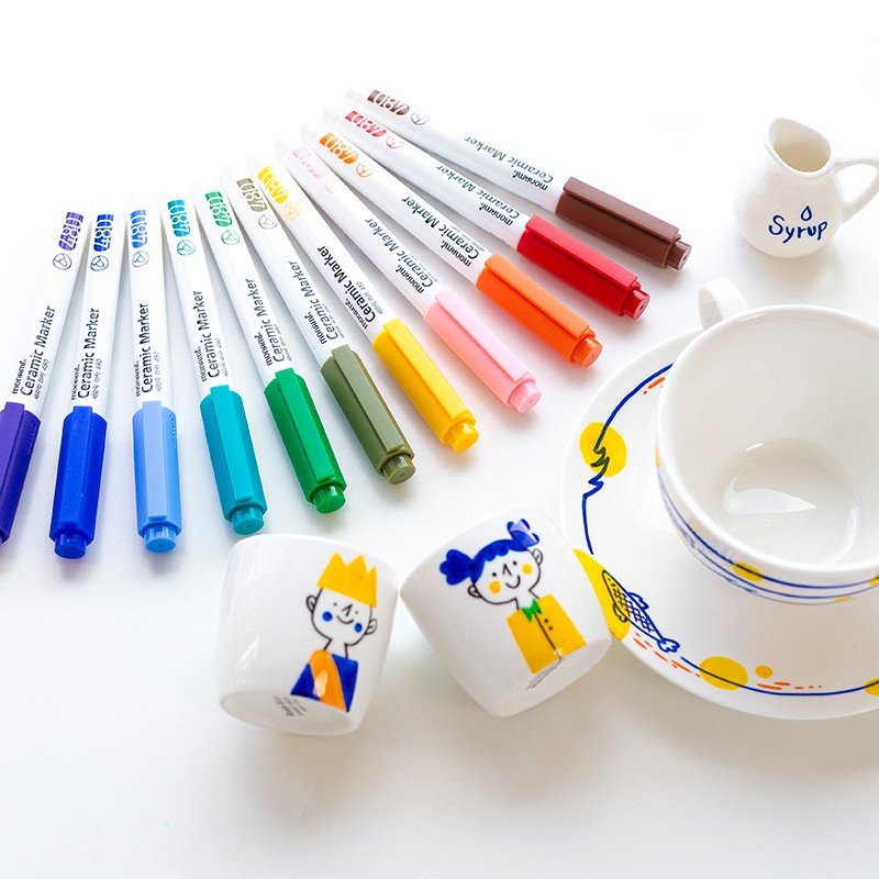 Penlab 1 ชิ้นปากกาเซรามิค 1.4 มม.จุด Monami 480 DIY แก้วหัตถกรรมของขวัญวาดภาพวาด Clearance C6470