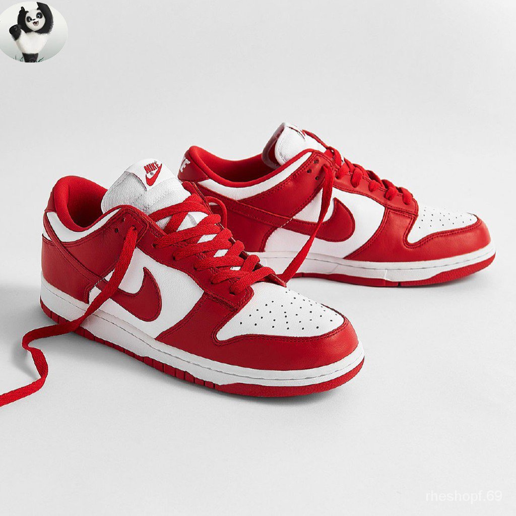 Nike Dunk Low White Championship University Red DD1391-600 | lupon.gov.ph