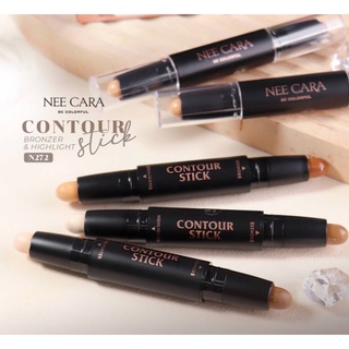 ⚡FLASH SALE⚡♡พร้อมส่ง N272 NEE CARA CONTOUR STICK คอนทัวร์ สติก (กรอบหน้าชัด)