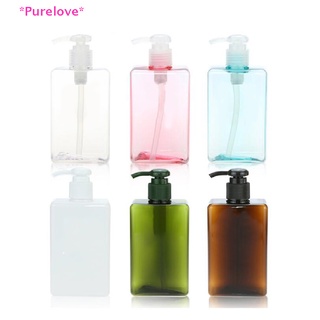 Purelove&gt; ขวดพลาสติกเปล่า PET สําหรับใส่แชมพูเหลว 280 มล.