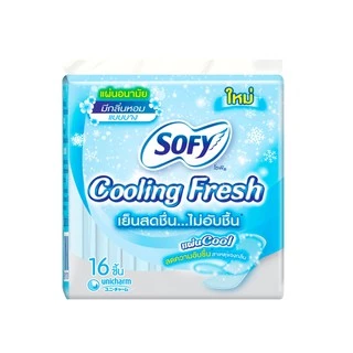 SOFY Pantiliner Slim Cooling Fresh Scented ผ้าอนามัย 16pcs