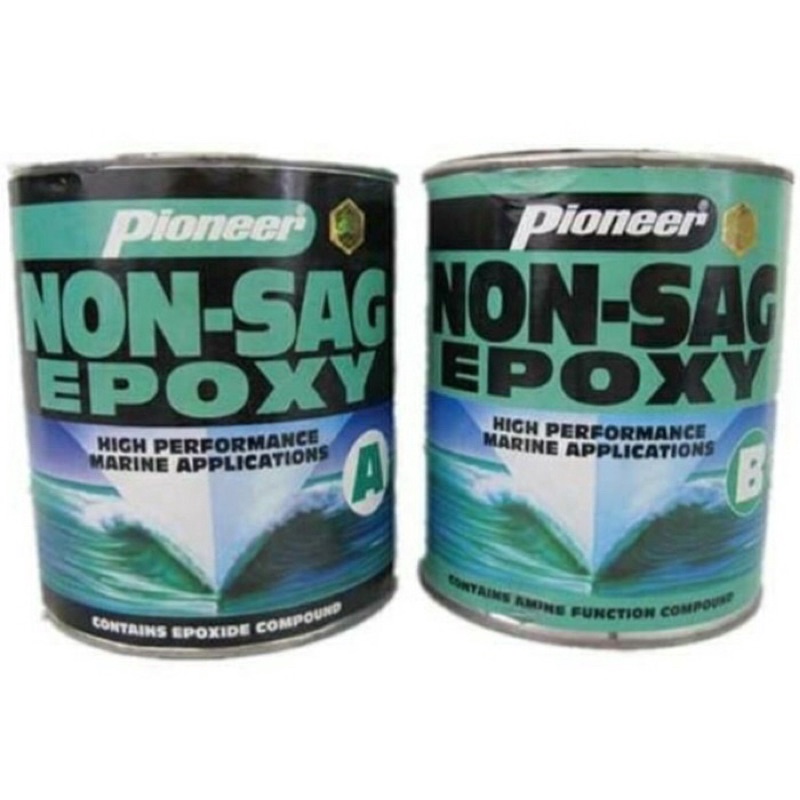 PIONEER 1 PINT 1.6kg = 795gr + 800gr กาวอีพ็อกซี่ Non-Sag ในน้ํา