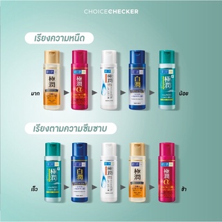 HADA LABO น้ำตบอันดับหนึ่งจากญี่ปุ่น มีทั้งหมด 5สูตร 5 สี