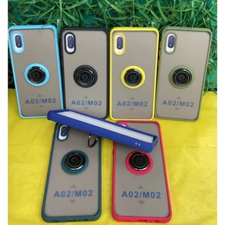 [ส่งจากไทย] เคสโทรศัพท์มือถือมีขาตั้งแม่เหล็กสําหรับ Samsung Galaxy A02 / M02