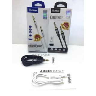 Aux 3.5 audio inkax ต่อรถยนต์ ต่อลำโพง เครื่องเสียง ต่อเครื่องส่งสัญญาณ MP3 รองรับกับโทรศัพท์มือถือ ไอแพต โน๊ตบุค อื่นๆ