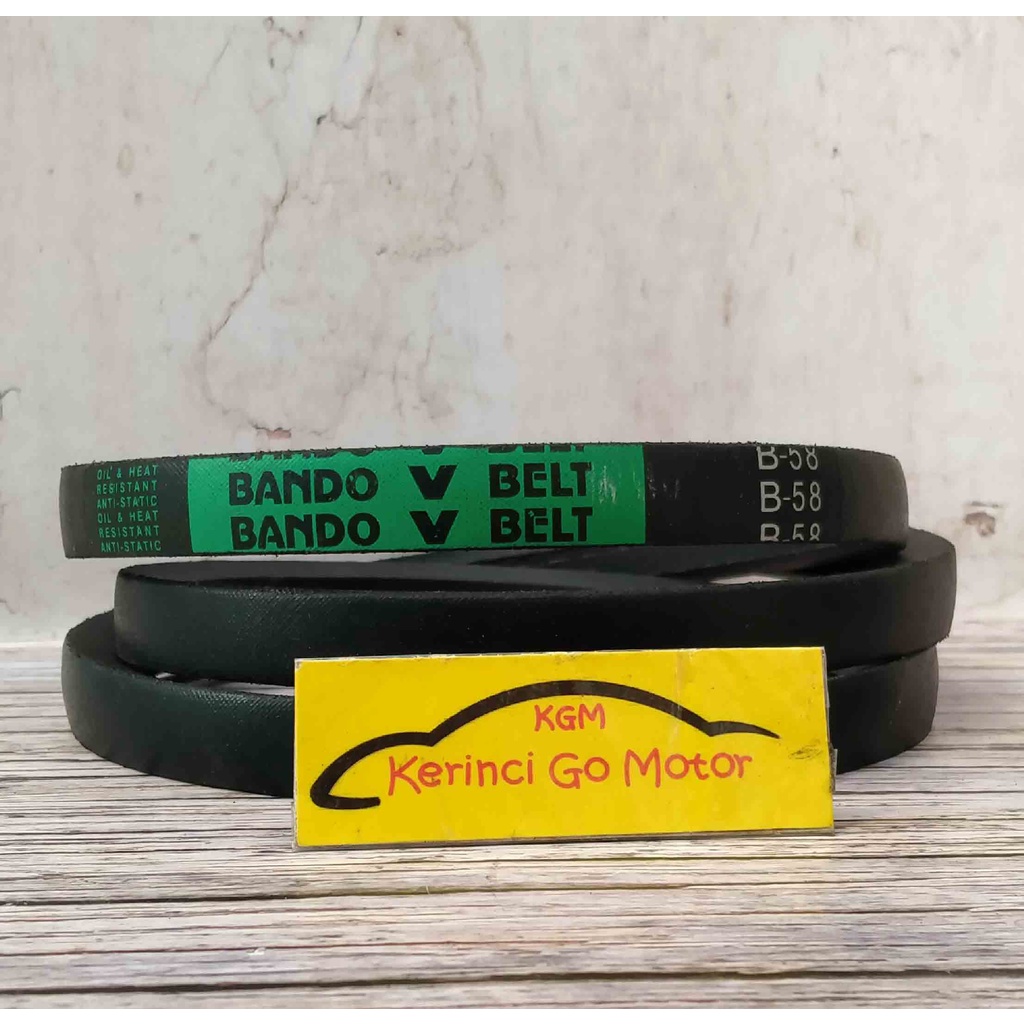 Bando Van Belt B-58 V Belt Fan B58 Fan Plain Vanbelt