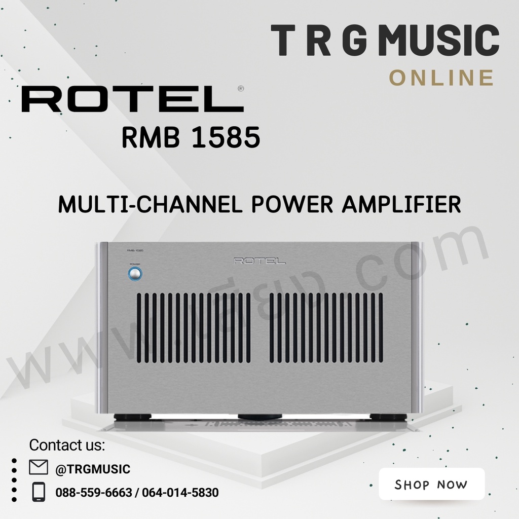ROTEL RMB 1585 MULTI-CHANNEL POWER AMPLIFIER (สินค้าใหม่แกะกล่อง รับประกันศูนย์ไทย)