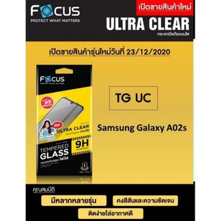 Focus​ฟิล์ม​กระจกใส Samsung A02s ไม่​เต็ม​จอ​