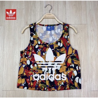 🍍Adidas Original เสื้อกล้าม ใหม่เอี่ยม • อก  34 ยาว 18