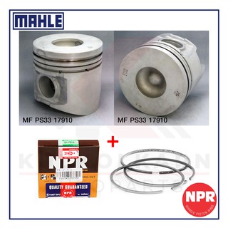 MAHLE ลูกสูบ+แหวน NPR สำหรับ MITSUBISHI TRUCK 8201cc รุ่นเครื่อง 6M61