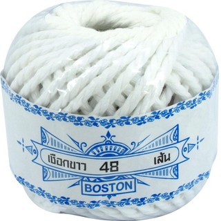 เชือกสีขาว 48 เส้น 13 หลา บอสตัน White rope, 48 strands, 13 yards, Boston