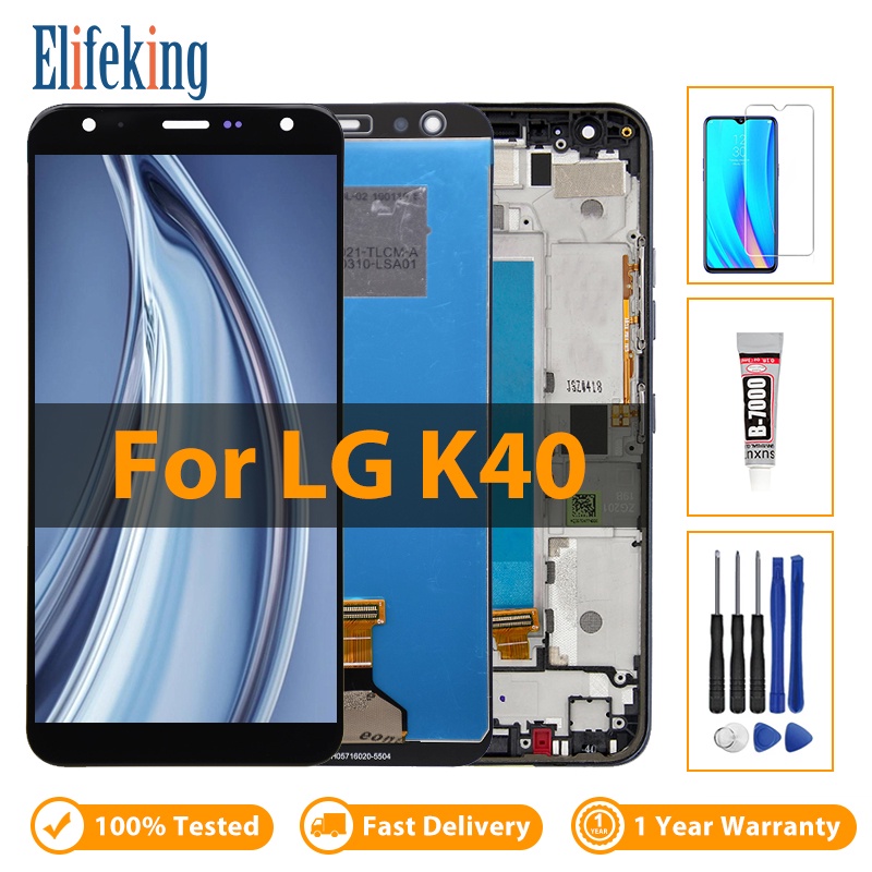 LCD X420 สําหรับ LG K40 X420 จอแสดงผล LCD Touch Screen Digitizer สําหรับ LG K40 เปลี่ยนหน้าจอฟรีเครื