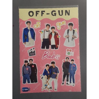 สติกเกอร์ #ออฟกัน #off #gun จาก GMM