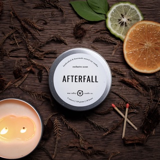 เทียนหอม เทียนไขถั่วเหลือง กลิ่น Afterfall - Holy Basil, Lavender, Bergamot, Orange