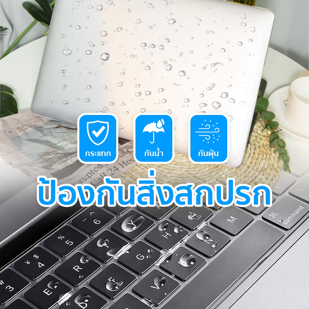 🚚 พร้อมส่งในไทย 🇹🇭 เคสใส Trackpad สำหรับ แล็ปท็อป air 13 M1 / pro M1 M2 / Pro 13 / M1Max / M1Pro ร้านเดิม คุณภาพดี
