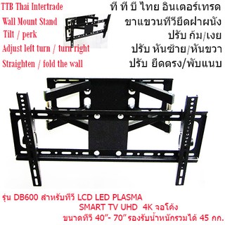 Wall Mount Stand- DB600 ขาแขวนทีวียึดฝาผนัง- DB600