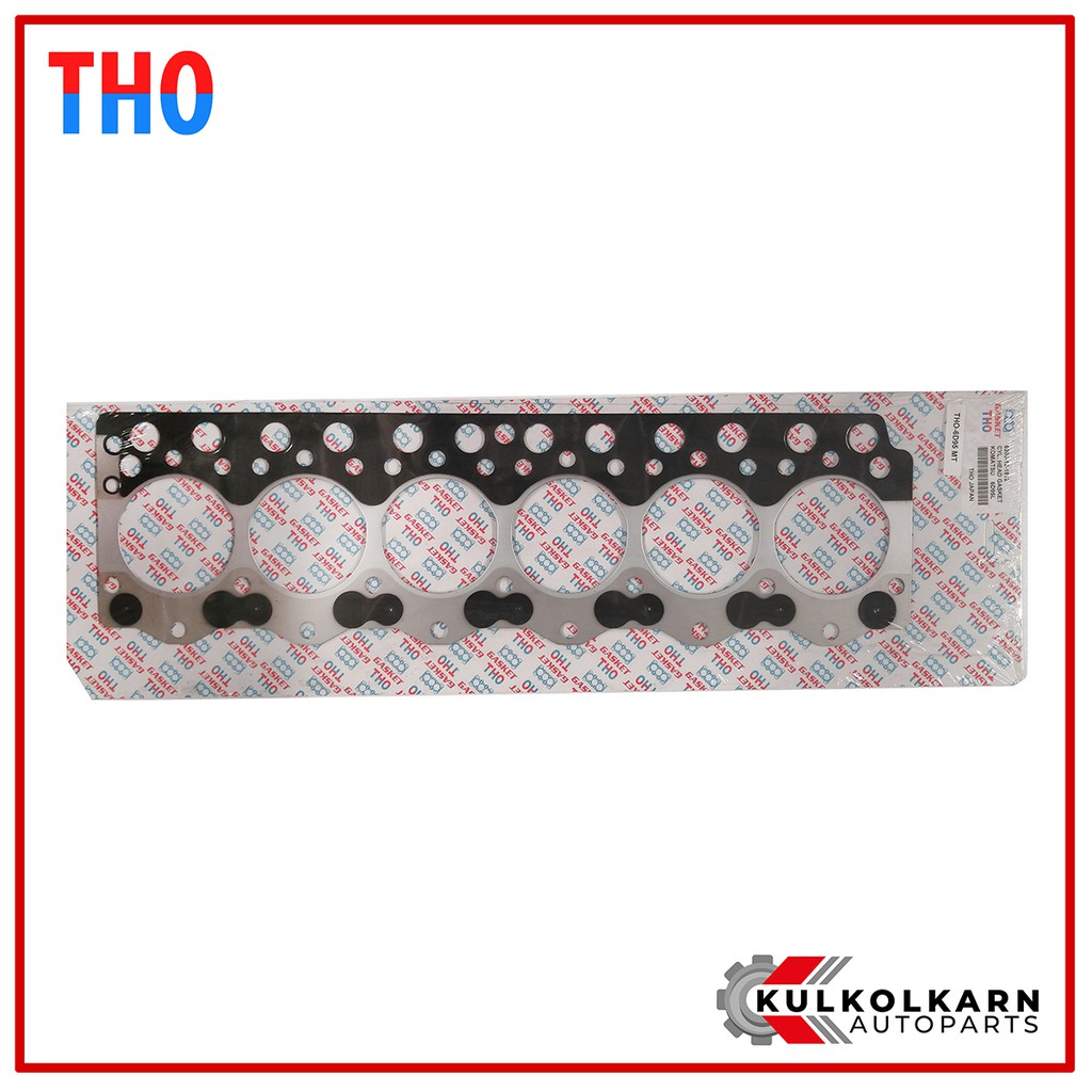 THO ปะเก็นฝาเหล็ก KOMATSU PC200-5, PC120-3 เครื่อง 6D95 (THO-6D95MT-CH)