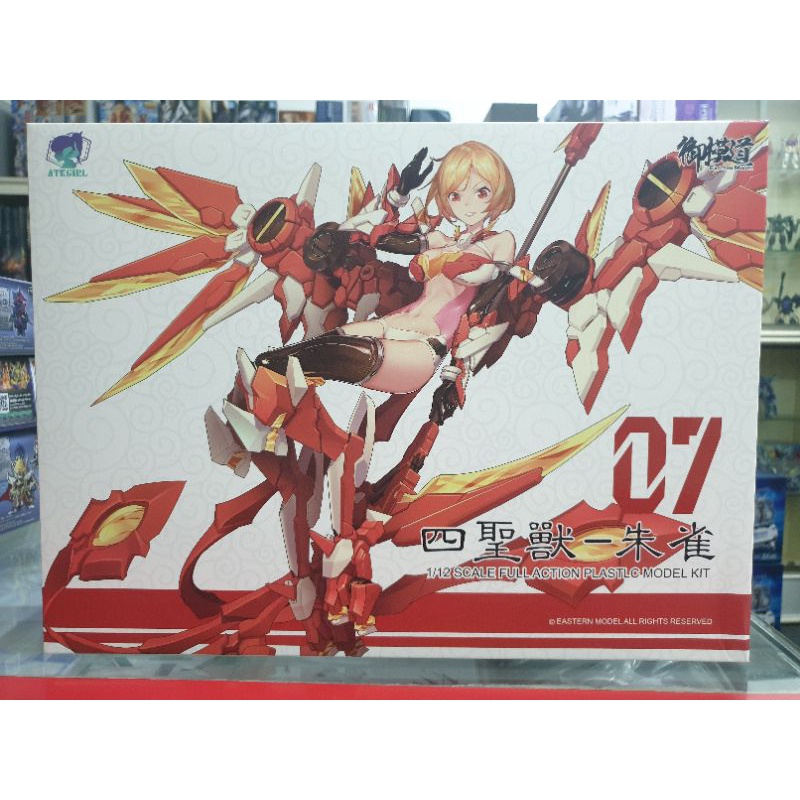 E MODEL ATK GIRL 07 1/12 SCALE VERMILION BIRD - ZHU QUE MODEL-KITS