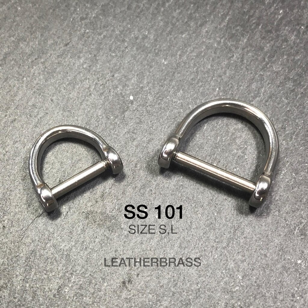 SS101 JAPAN เครื่องประดับกระเป๋า อะไหล่กระเป๋า**ราคาต่อชิ้น**อะไหล่พวงกุญแจ สเตนเลสแท้ อุปกรณ์งานหนัง leatherbrass - รูปที่ 3