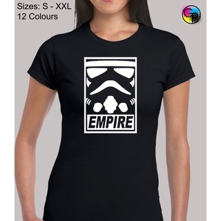 เสื้อยืด พิมพ์ลาย Empire Trooper Space Wars Sci Fi Film Inspired Novelty สําหรับผู้หญิง